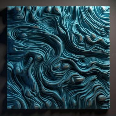 Patterns and decorations stl blue 3 3d model